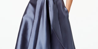 Vestido longo feminino R &amp; M Richards, cinza, tamanho 18W