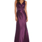 Vestido de cetim feminino Nightway, roxo, tamanho 12