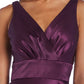 Vestido de cetim feminino Nightway, roxo, tamanho 12