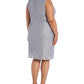 Vestido e jaqueta de renda femininos R &amp; M Richards, roxo, tamanho 14W