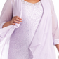 Vestido e jaqueta de renda femininos R &amp; M Richards, roxo, tamanho 14W