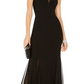 Vestido Geo Illusion Feminino Nightway Azul Tamanho 8 Petite
