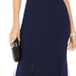 Vestido Geo Illusion Feminino Nightway Azul Tamanho 8 Petite