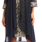 Vestido e jaqueta de renda femininos R &amp; M Richards, azul, tamanho 10