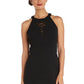 Vestido tubinho de renda Nightway feminino, preto, tamanho 4