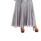 Vestido Godet Embelezado Feminino R &amp; M Richards Cinza Tamanho 18