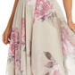 Vestido curto feminino R &amp; M Richards com decote em V e alças finas, marrom, tamanho 6, pequeno