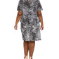 Jaqueta e vestido femininos R &amp; M Richards com amarração frontal, pretos, tamanho 20W