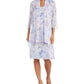 Vestido feminino com estampa floral R&amp;M Richards, roxo, tamanho 16