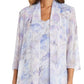 Vestido feminino com estampa floral R&amp;M Richards, roxo, tamanho 16