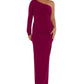Vestido justo feminino Nightway, ombro único, rosa, tamanho 10
