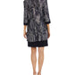 R &amp; M Richards Vestido Feminino Estampado com Colar Azul Tamanho 14