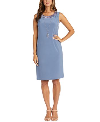 R &amp; M Richards 2 peças estampadas jaqueta e vestido colar cinza tamanho 18