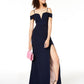 Vestido curto City Studios Junior's Off The Shoulder, preto, tamanho 13