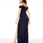 Vestido curto City Studios Junior's Off The Shoulder, preto, tamanho 13