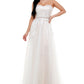 Diga sim ao baile de formatura - Vestido bordado júnior branco tamanho 7