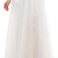 Diga sim ao baile de formatura - Vestido bordado júnior branco tamanho 7