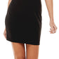 Vestido justo com mangas franzidas City Studios Junior, preto, tamanho 11