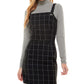 Vestido justo Kingston Junior's com gola alta e manga comprida, preto, tamanho G