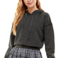 Vestido suéter Kingston Grey Junior com aparência em camadas, tamanho médio