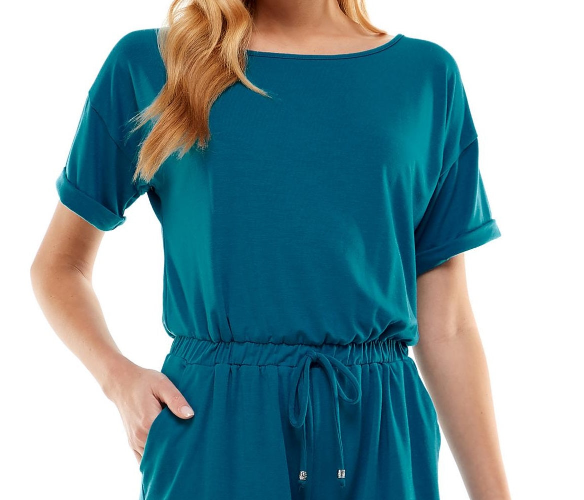 Macacão Bebop Junior com cordão azul tamanho XX-G