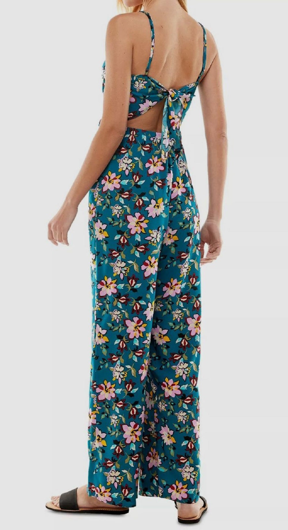 Macacão Kingston Junior com amarração nas costas, verde, tamanho grande