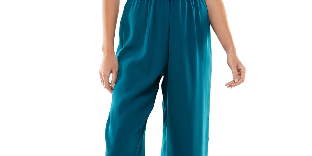 Macacão Kingston Grey Junior com babados, verde, tamanho grande