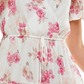 Vestido infantil City Studios com amarração na cintura, rosa, tamanho médio