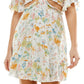 Vestido infantil com babados e recortes, marrom, tamanho 9, da City Studios