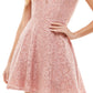 Vestido infantil com decote em V e renda brilhante, rosa, tamanho 1, da City Studios