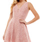 Vestido infantil com decote em V e renda brilhante, rosa, tamanho 1, da City Studios