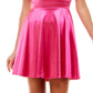 Vestido City Studios Junior's Satin Fit &amp; Flare Rosa Tamanho 7