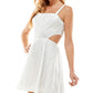 Vestido com recortes para crianças City Studios, tamanho 3, branco