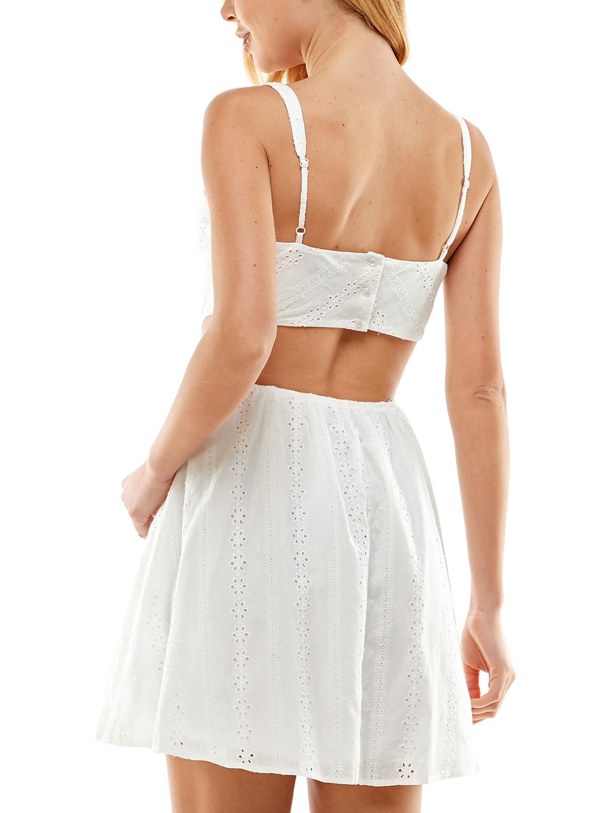 Vestido com recortes para crianças City Studios, tamanho 13, branco