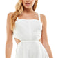 Vestido com recortes para crianças City Studios, tamanho 13, branco
