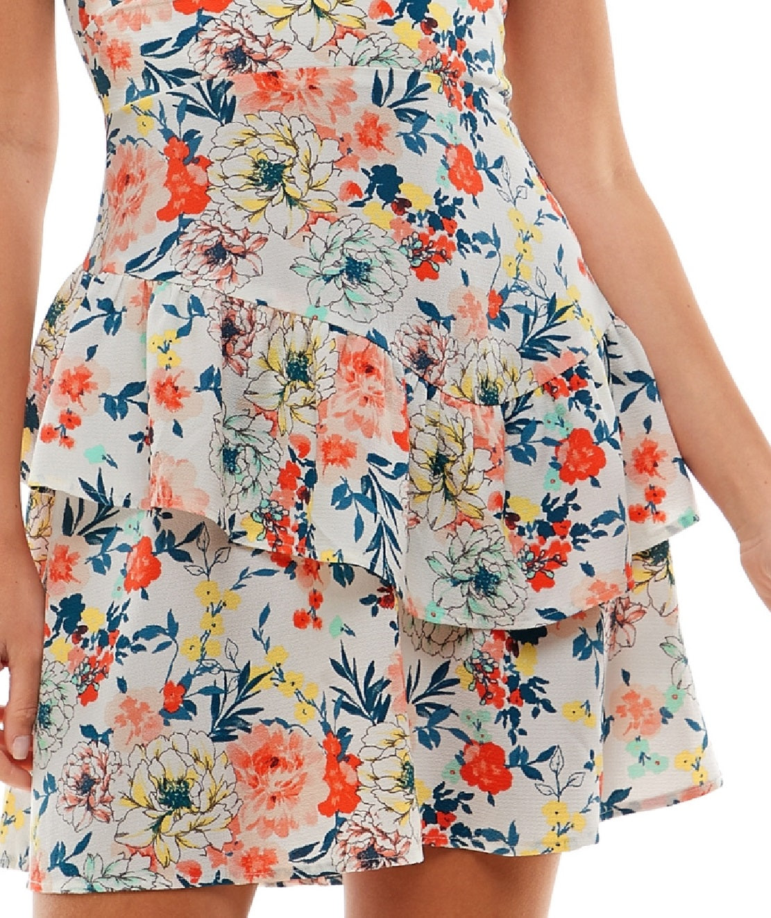 Vestido infantil em camadas City Studios laranja tamanho 9