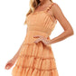 Vestido infantil com babados e camadas, tamanho laranja, tamanho extragrande, da City Studios