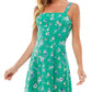 Vestido infantil City Studios com amarração nas costas, verde, tamanho 3