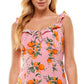 Vestido infantil com babados e gola amarrada, rosa, tamanho médio