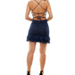 Vestido justo City Studios Junior's Glitter Mesh com amarração nas costas, tamanho XX-G