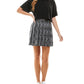 Vestido Kingston Grey Junior com saia estampada de duas peças, cinza, tamanho XX-S