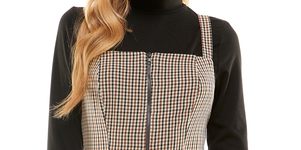 Suéter Kingston Junior's 2 peças marrom tamanho M