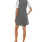 Vestido estampado Kingston Junior 2 peças, branco, tamanho médio