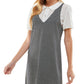 Vestido estampado Kingston Junior 2 peças, branco, tamanho médio