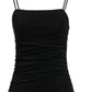 Vestido curto justo com babados City Studios Junior's, preto, tamanho 12