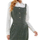 Vestido tubinho estampado Kingston Junior, 2 peças, preto, tamanho médio