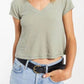 Z Supply - Ava Rib V-Neck Tee