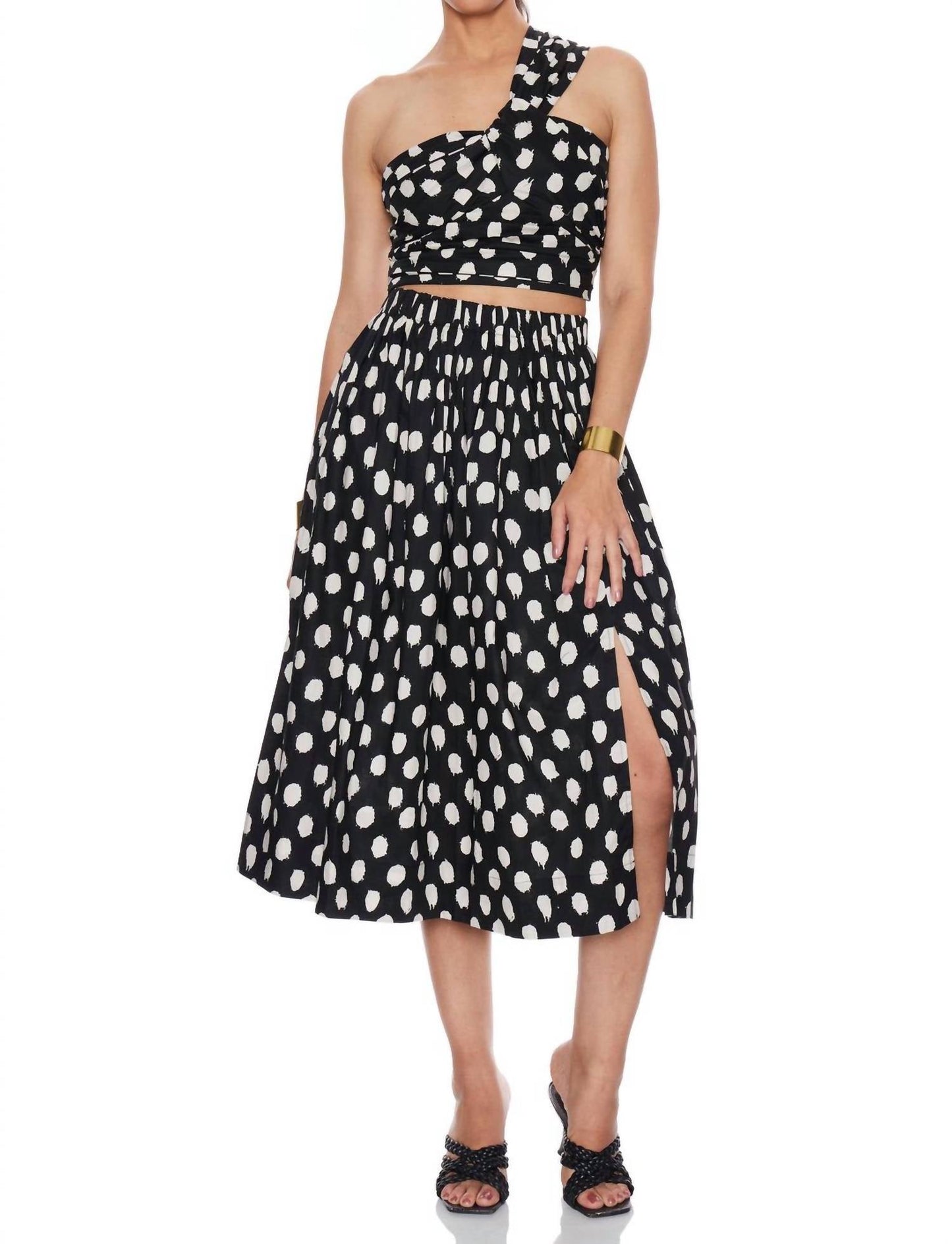 Lucy Paris - Amari Polka Dot Crop Top