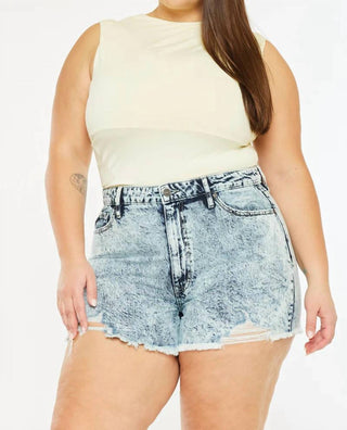 Kancan - Shorts jeans desgastados