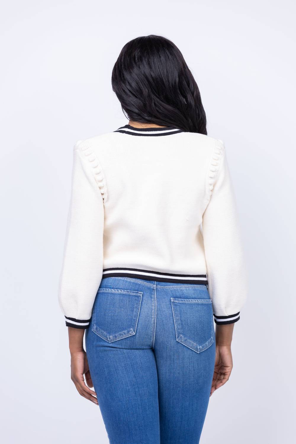 L'Agence - Kaito Trim Crop Cardigan